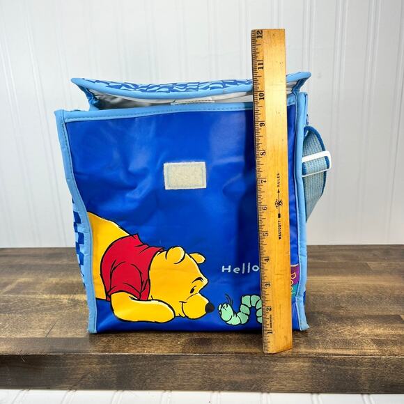 Vintage Winnie The Pooh Diaper Bag Baby Bottle Bag Wet Bag DOLLY RARE Lunch bag - Picture 10 of 12